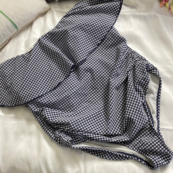 Kona Sol Gingham One Piece Swimsuit - Picture 1 of 9